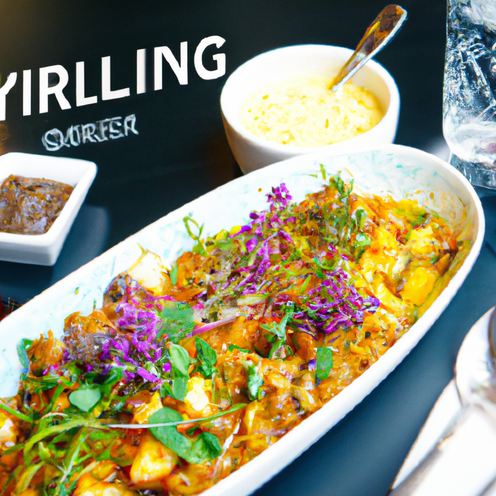 Tabletop view of shared bowls and hands serving